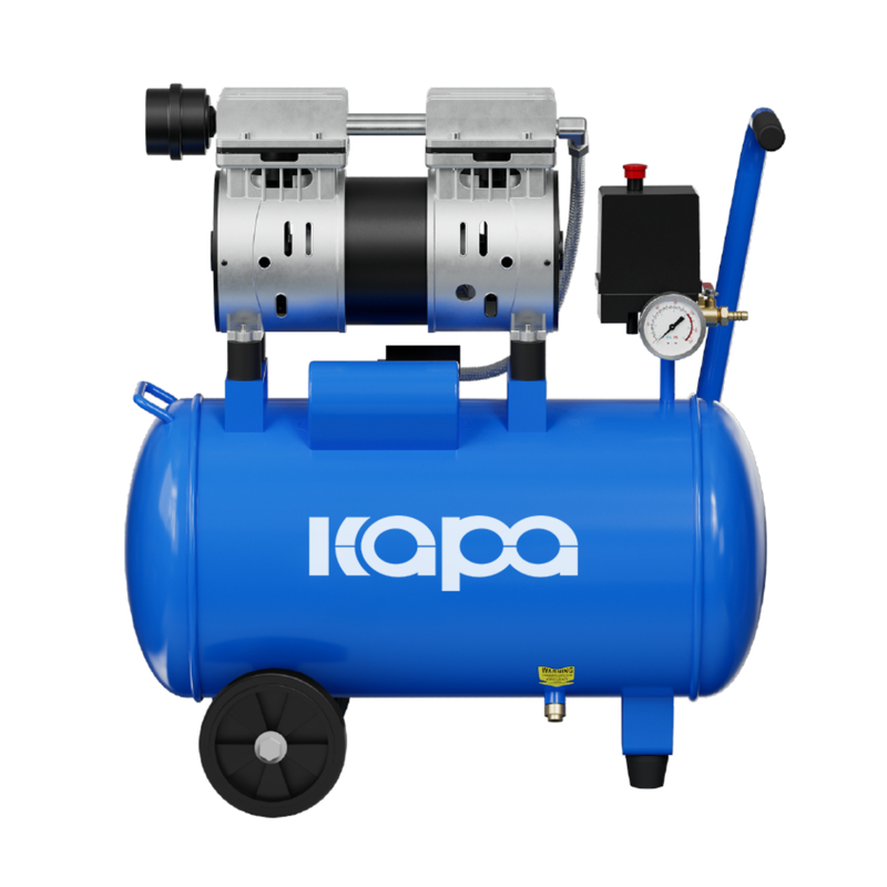 Low Price Cheap 220V 50Hz Portable Piston Air Compressor 8Bar 24L Oilless Silent Air Compressor Oil Free